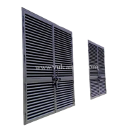 Ventilated Louver Door – Steel or Timber Construction, Non-Fire/Fire Rated Option, Static Louvers for Airflow, RAL Powder Coated Finish, Closet, Pantry or HVAC Access